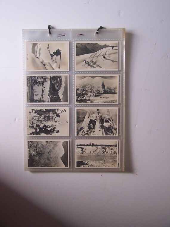 senior service cigarette cards Vintage 1937 Senior Service Cigarette Cards, Winter Scenes, Set of 48
