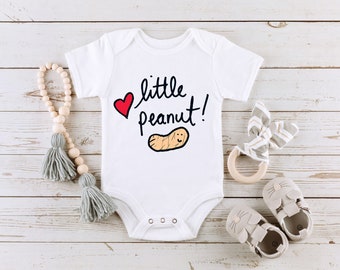 Little Peanut Onesie, cute baby bodysuit newborn outfit one-piece Great Shower Gift