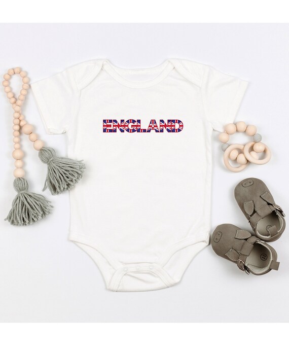 England Cute Onesie Funny Baby Apparel Infant Bodysuit Etsy