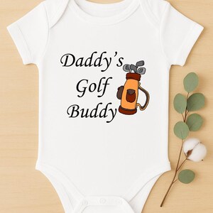 Daddy’s Golf Buddy Baby Onesie™ | Cute Baby Golf Outfit | Newborn Gift for Golfing Dads | Baby Shower Gift for Dad | Future Golfer Bodysuit