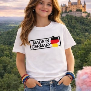 German Pride-kinderT-shirt: T-shirt gemaakt in Duitsland