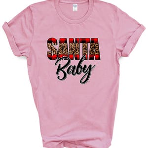 Flirty Santa Baby Christmas T-Shirt: Festive Holiday Party Tee for Women, Unisex Gift, Graphic Design