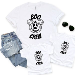 Disney Boo Crew Matching Halloween Shirts