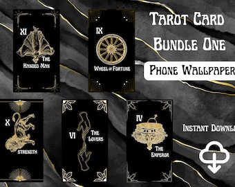 Tarot Card Bundle 1 Cellphone Wallpaper