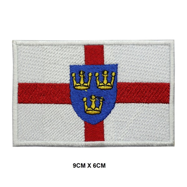 East Anglia County Flag Patch Iron on Sew on Embroidered Patch Badge Applique For Clothes