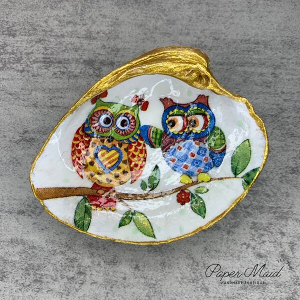 Cartoon Owls Ring Dish