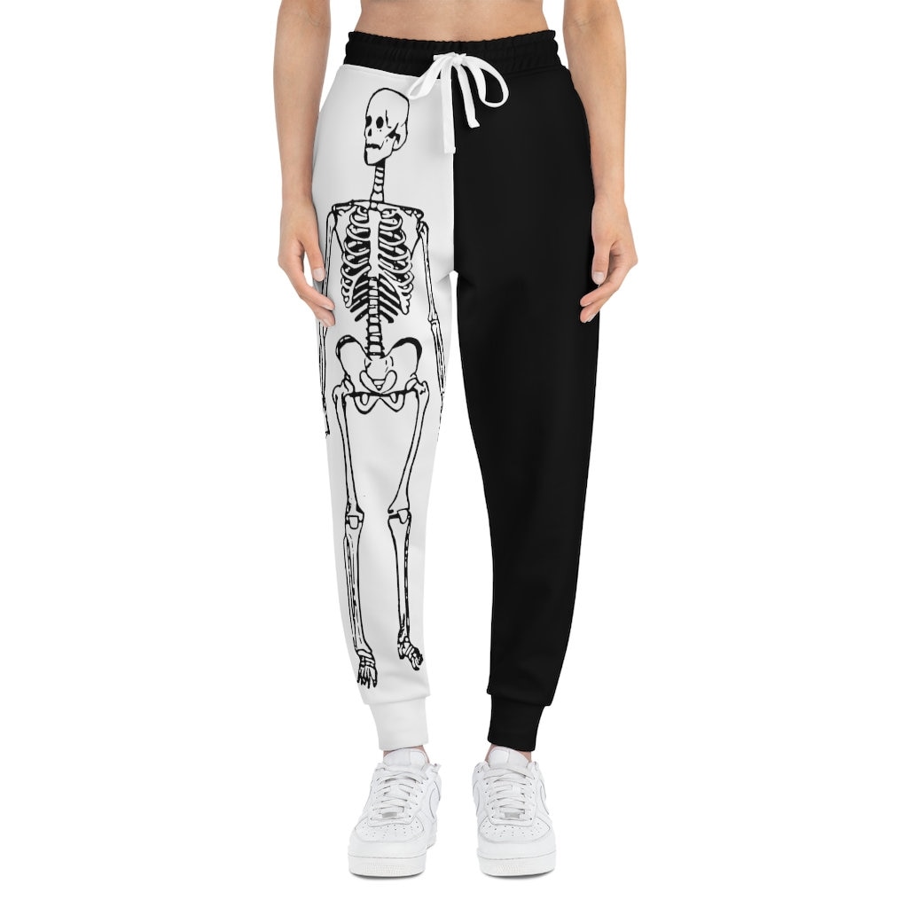 Athletic Joggers - Skeleton Halloween Print Color