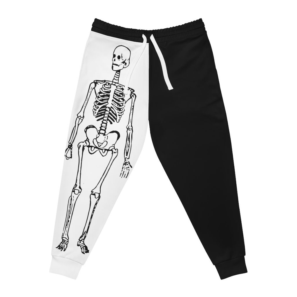 Athletic Joggers - Skeleton Halloween Print Color