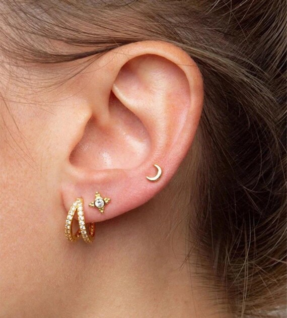 PANDORA Orecchini a doppio cerchio scintillanti | Gold & Co
