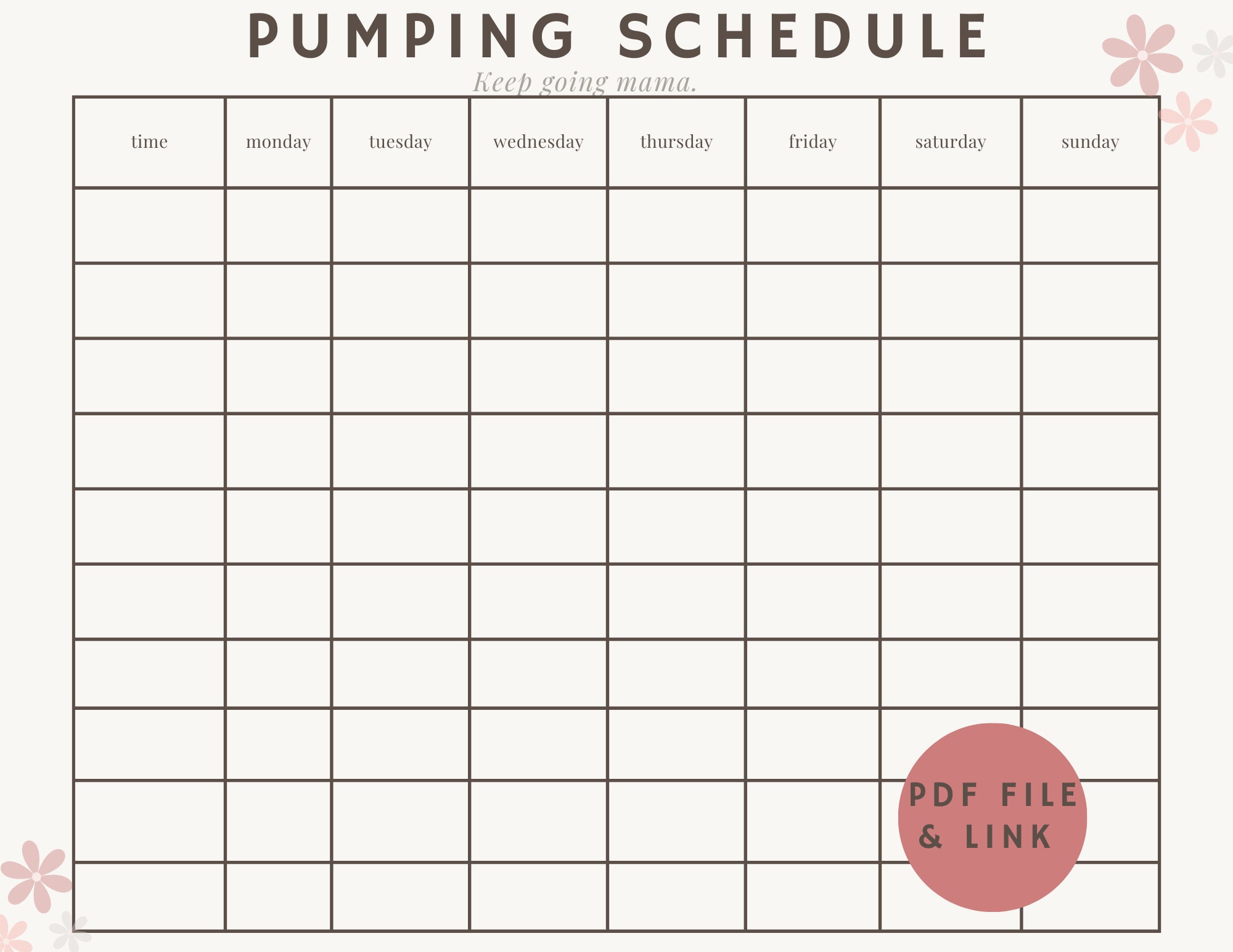 digital-pumping-schedule-planner-moms-simple-pumpingsschedule-to-track-milk-supply-100-editable-print-endless-copies-etsy