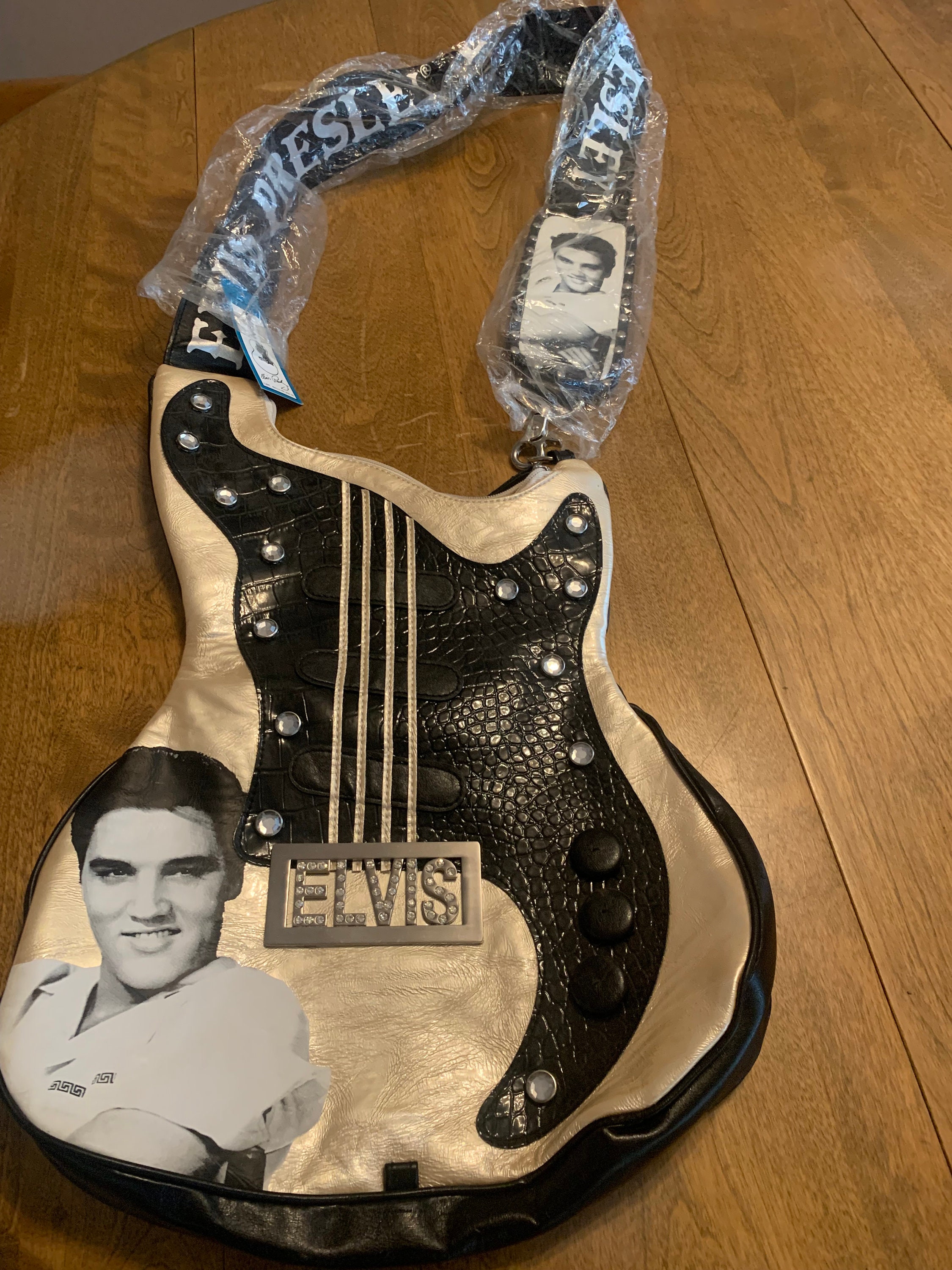 elvis presley guitar purse