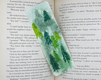 Tree Watercolor Bookmark