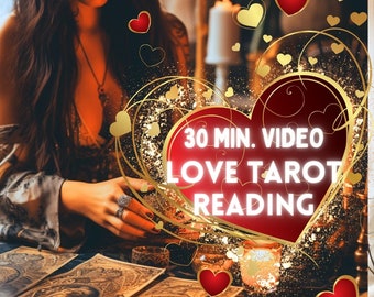 EMERGENCY READING - 16 HOUR Delivery! 30 Minute Tarot Reading, Specific Person Love Reading, Video Reading, In-Depth Love Reading