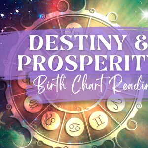Lecture du thème natal de Destinée et Prospérité | Lectures d&#39;astrologie sur le chemin de vie
