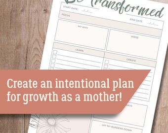 Mom Goals for Biblical Growth