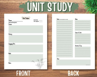 Create Your Own Unit Study