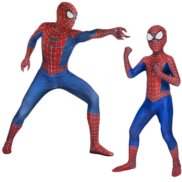 Raimi Spider-Man Suit Adults And Kids Cosplay Costume