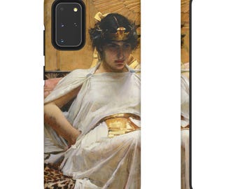 Fundas para Samsung Galaxy con la pintura de Cleopatra de John William Waterhouse, fundas de arte vintage, accesorios protectores