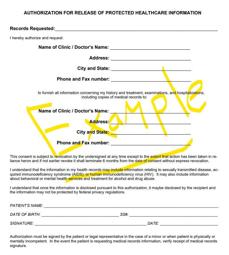 Best and Cheapest Instant Printable Download PDF Medical Forms Etsy