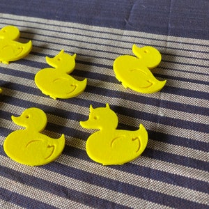 6x Duck Bike Spoke Decorations - rubber ducky bicycle decorations, rubber duck bike accessories, devil horns duck toy bike parts image 4