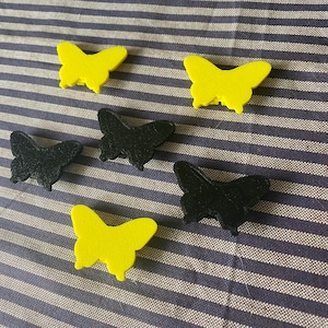 6x Moth Bike Spoke Decorations - Moth cycling accessories - bike gift for him or her - goblincore cyclist gift image 7