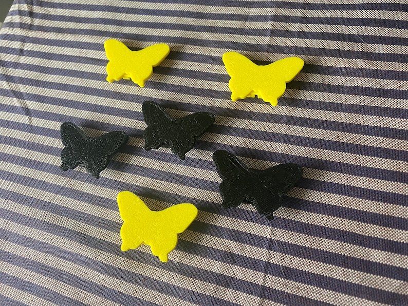 6x Moth Bike Spoke Decorations - Moth cycling accessories - bike gift for him or her - goblincore cyclist gift image 7