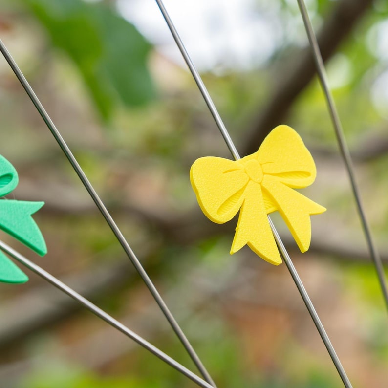 6x Ribbon Bow Bike Spoke Decorations, girly bicycle decorations, cute bike ribbon accessories, ribbon and bow themed bike parts for cyclist image 4