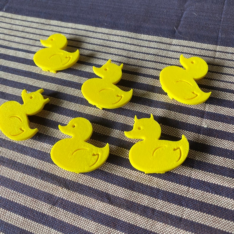 6x Duck Bike Spoke Decorations - rubber ducky bicycle decorations, rubber duck bike accessories, devil horns duck toy bike parts image 8