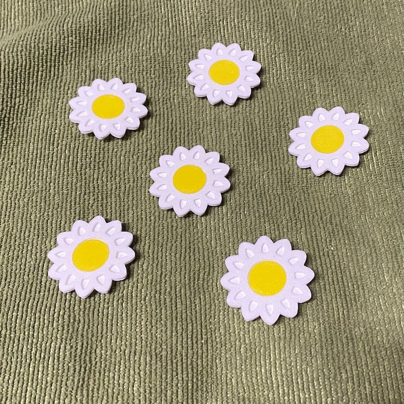 Decorações de Girassol para Raios de Bicicleta (x6) - Decorações de margarida para bicicleta - Presente de flor para raios de bicicleta - Presente para ciclista, festa de bicicleta ou desfile de bicicletas imagem 4