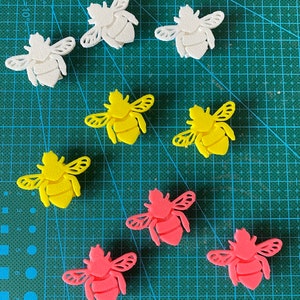 6x Bee Bike Spoke Decorations, bee bicycle decorations, bee bike accessories, bee themed bike parts image 5