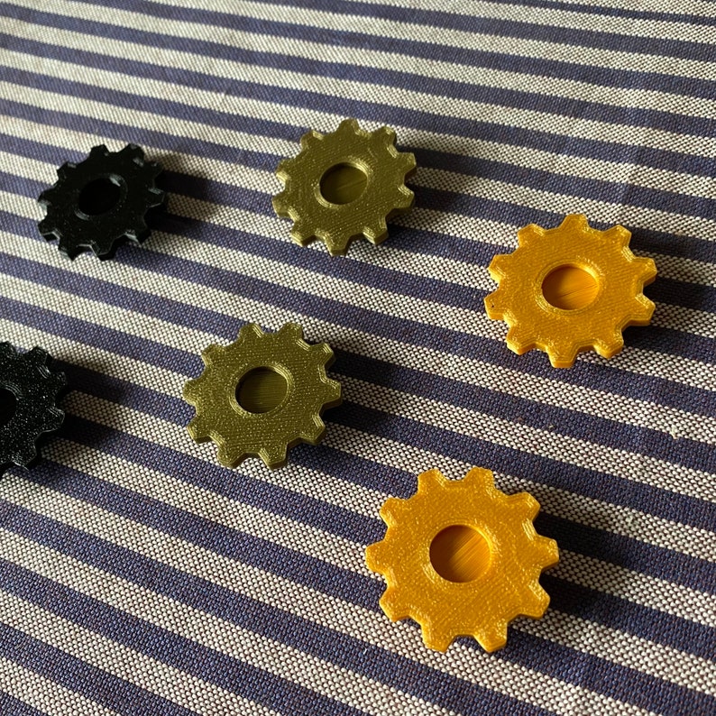Steampunk Bike Decorations, bicycle spoke decoration, steampunk theme bicycle, dieselpunk bike accessories, gear themed bike parts image 2