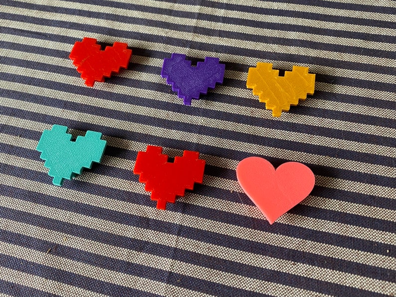 6x Heart Bike Spoke Decorations, valentines bicycle decorations, cute bike accessories, heart themed bike parts image 8