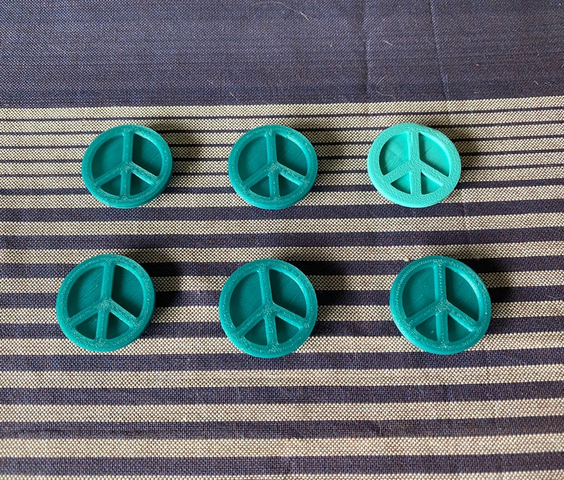 6x Peace symbol Bike Spoke Decorations hipster bike, hippie bike gift, cyclist gift, bike peace sign, bike protest signs, hippy bike gifts image 6