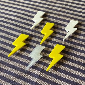 6 decorazioni per bicicletta a forma di fulmine, decorazioni per raggi per bicicletta a forma di fulmine, accessori per bici elettriche a forma di fulmine, decorazioni per bici elettriche Thor immagine 4