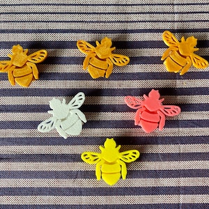 6x Bee Bike Spoke Decorations, bee bicycle decorations, bee bike accessories, bee themed bike parts image 6
