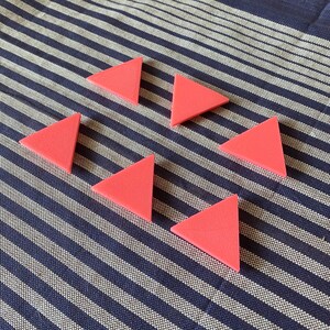 Pink Triangle Bike Spoke Decorations: Pride Parade Accessories (Set of 6) image 2