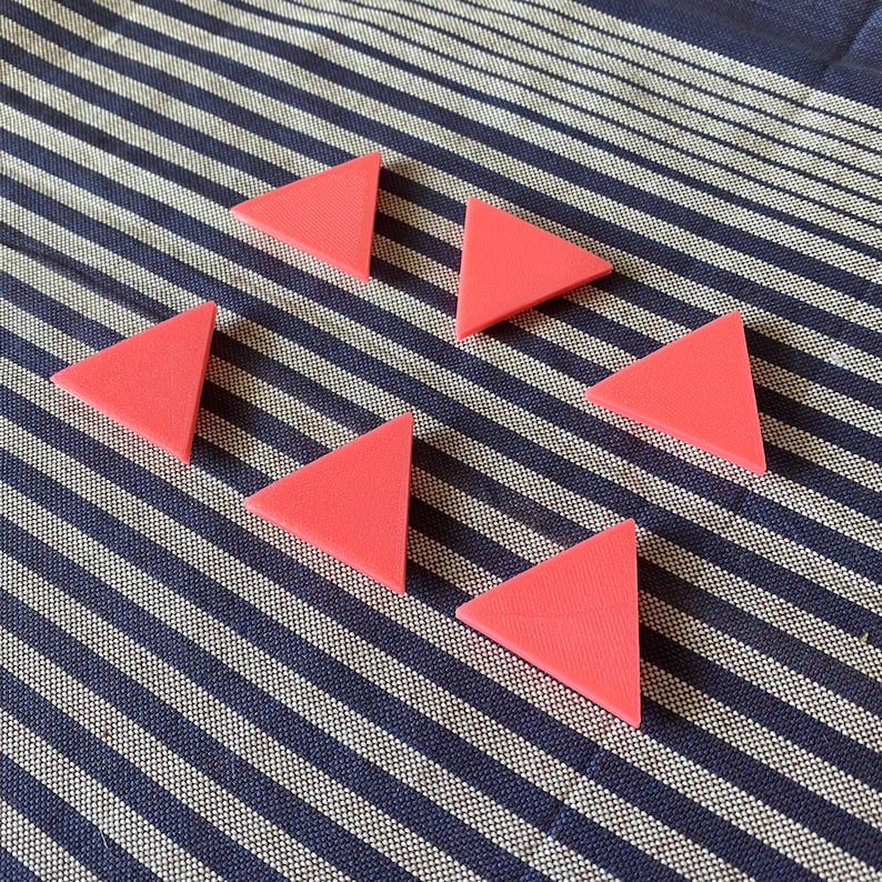 Pink Triangle Bike Spoke Decorations: Pride Parade Accessories (Set of 6) image 2