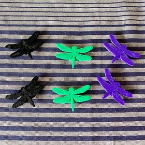 6x Dragonfly Bike Spoke Decorations, goblincore bicycle decorations, cute bike accessories, insect themed bike parts image 7