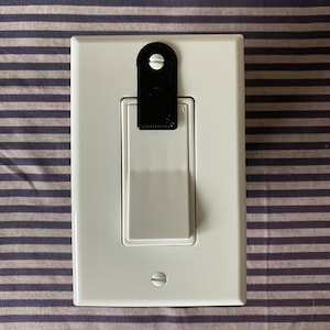 Switch Stopper for Light Switch, for toggle switch or rocker switch, switch guard for furnace switch, Decora switch lock on or off