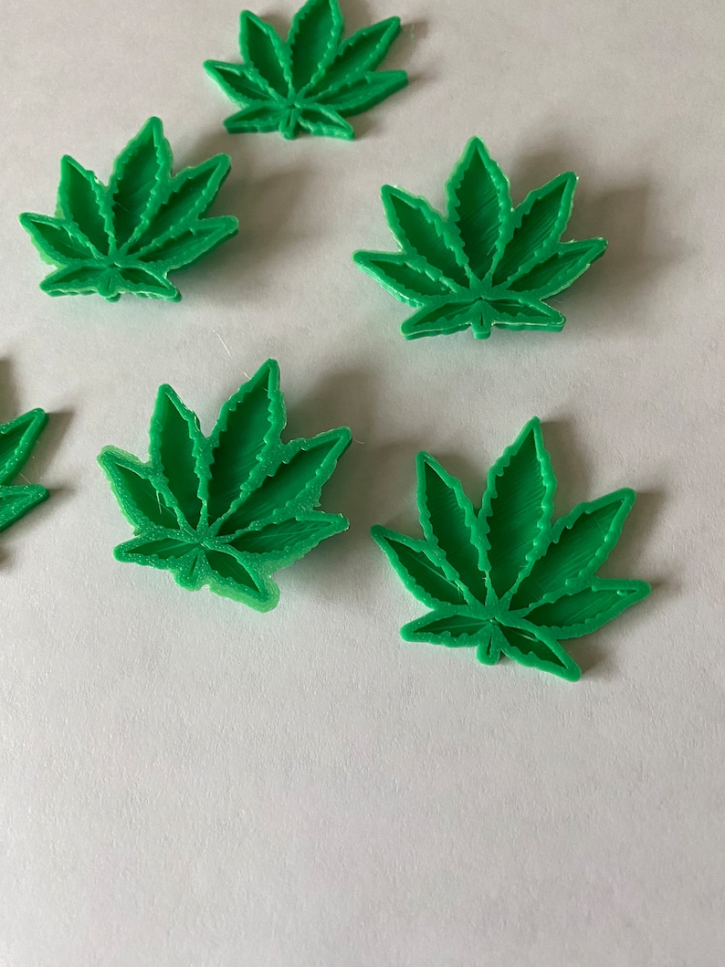 6x Hemp Leaf bike decorations, Weed Leaf bicycle accessories, Pot leaf Bike Spoke Decorations, weed enthusiast gift image 8