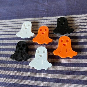6 adornos fantasma para radios de bicicleta, adornos fantasma para bicicleta, lindos accesorios espeluznantes para bicicleta, piezas espeluznantes para bicicleta imagen 5