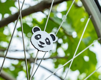 アクセサリー panda 6x Panda Bike Spoke Decorations, Panda Bicycle Decorations