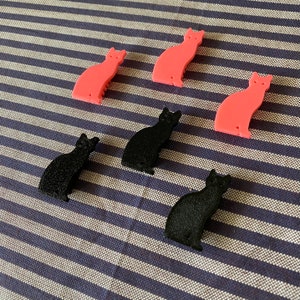 6x Cat Bike Spoke Decorations - fietskatdecoratie - kattenfietsdecoratie, voor fietsfeest of fietsparade en harige fans afbeelding 2