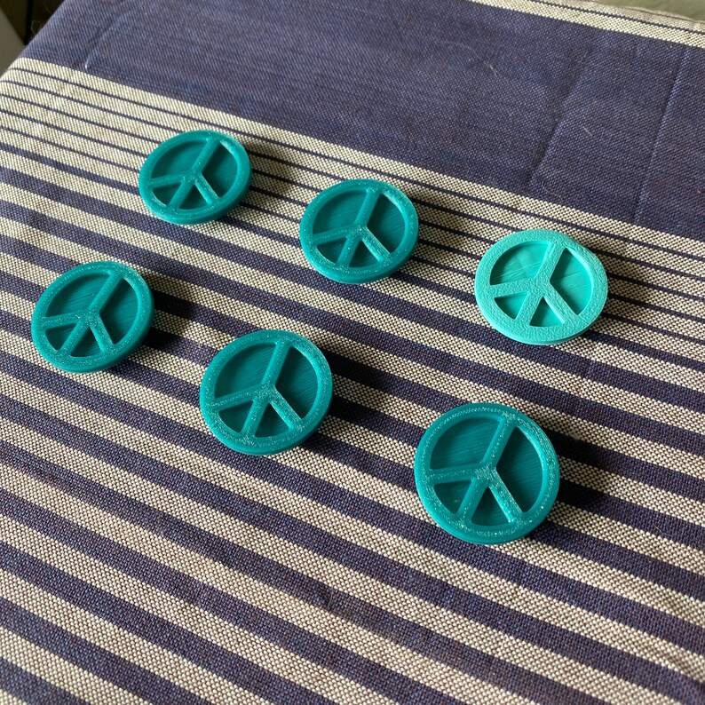 6x Peace symbol Bike Spoke Decorations hipster bike, hippie bike gift, cyclist gift, bike peace sign, bike protest signs, hippy bike gifts image 8