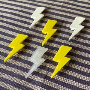 6 decorazioni per bicicletta a forma di fulmine, decorazioni per raggi per bicicletta a forma di fulmine, accessori per bici elettriche a forma di fulmine, decorazioni per bici elettriche Thor immagine 7