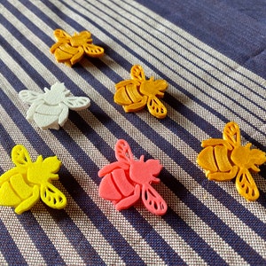 6x Bee Bike Spoke Decorations, bee bicycle decorations, bee bike accessories, bee themed bike parts image 2