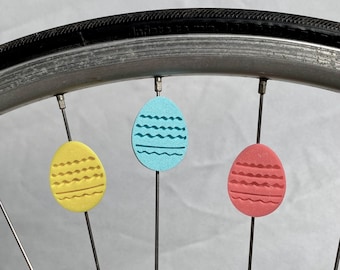 6x Easter Egg Bike Spoke Decorations - Easter bicycle gift, Easter basket Bike Secoration, Easter Egg bicycle accessories