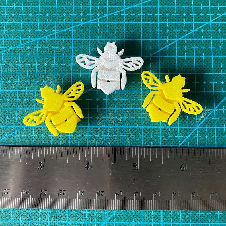 6x Bee Bike Spoke Decorations, bee bicycle decorations, bee bike accessories, bee themed bike parts image 3