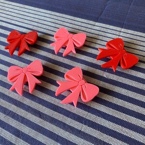 6x Ribbon Bow Bike Spoke Decorations, girly bicycle decorations, cute bike ribbon accessories, ribbon and bow themed bike parts for cyclist image 6