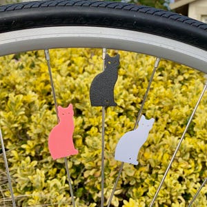 6x Cat Bike Spoke Decorations - fietskatdecoratie - kattenfietsdecoratie, voor fietsfeest of fietsparade en harige fans afbeelding 10